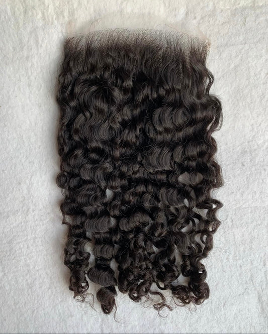RAW BURMESE CURLY CLOSURE